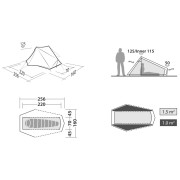 Tente de randonnée Robens Via 1 UL
