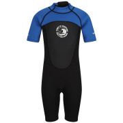 Néoprène Regatta Jnr Shorty Wetsuit bleue Black/Nautical Blue/White