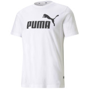 T-shirt homme Puma ESS Logo Tee blanc white