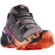 Chaussures femme Salomon Speedcross 6 Gore-Tex gris / orange Moonscape / Black / Bird Of Paradise