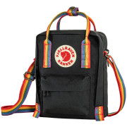 Sac bandoulière Fjällräven Kånken Rainbow Sling vert Black-Rainbow Pattern