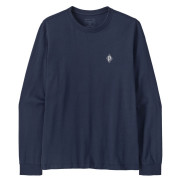 T-shirt homme Patagonia M's L/S MW Hut Tripper Skyline T-Shirt bleu New Navy