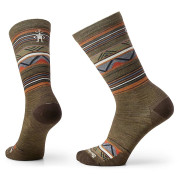 Chaussettes Smartwool Everyday Zig Zag Valley Crew green Military Olive