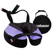 Oreiller de voyage Cabeau Evolution S3 TNE noir / violet Paris Black Lav