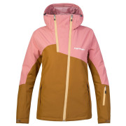 Veste de ski femme Hannah Maky Col brun golden brown/rosette