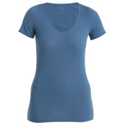 T-shirt femme Icebreaker W Siren SS Sweetheart bleue Dawn