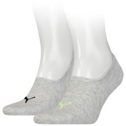 Chaussettes Puma Footie 2P High Cut girs light grey melange