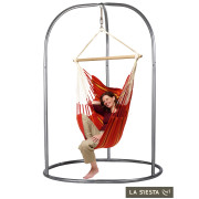 Support chaise-hamac La Siesta Romano do 160kg argenté Silver