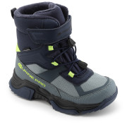 Bottes d'hiver enfant Alpine Pro Nero bleue mykonos blue