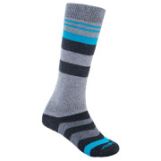 Chaussettes Sensor Slope Merino gris / bleu Šedá/Černá/Tyrkys