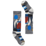 Chaussettes enfant Smartwool Kids' Ski Light Cushion Sleigh Bear OTC gris Medium Gray