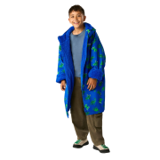 Manteau imperméable pour enfant Regatta Junior Changing Robe Olymp Blue Dino