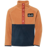 Sweatshirt enfant Didriksons Monte Kids Half Bu 6 Almond Tree orange / bleu Almond Tree