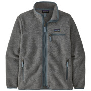 Sweat-shirt femme Patagonia Retro Pile Jacket girs Salt Grey w/Light Plume Grey