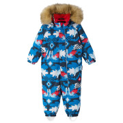 Combinaison enfant Reima Lappi bleu / blanc Bright blue