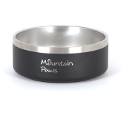 Gamelle pour chien Mountain Paws Basecamp Dog Bowl noir / argenté Black