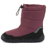 Bottes d'hiver enfant Frodo Barefoot Up Snow Tex Bordeaux