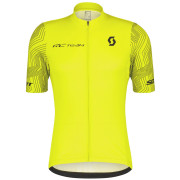 Maillot vélo homme Scott M's RC Team 10 SS jaune / noir sulphur yellow/black