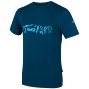 T-shirt homme Zulu Bambus Climber 210 short turquoise ocean blue