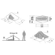 Tente de randonnée Robens Chaser 1 LW