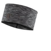 Bandeau Buff Merino Wide Headband gris / blanc Fog Grey