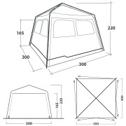 Tente Outwell Fastlane 300 Shelter