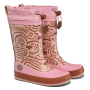Bottes enfants Affenzahn Rainboot Vegan Puddly Deer rose Deer