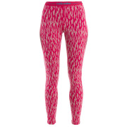 Leggings femmes Icebreaker W Mer 260 Vertex Legging Macro Forms rose Crystal/Electron Pink/J