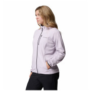 Sweat-shirt femme Columbia Essential Hike™ Grid Fleece Full Zip violet Lavender Pearl, Black