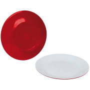 Set d'assiettes Bo-Camp Breakfast plate Two tone - 4 ks rouge Red