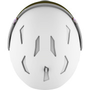 Casque de ski femmes Salomon Mirage White Ruby
