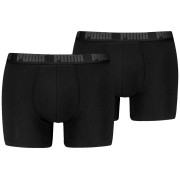 Caleçon homme Puma Everyday Basic Boxer 2P noir black / black