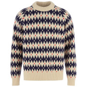 Chandail homme Fjällräven Övik Jacquard Knit M beige Light Beige-Dark Navy