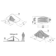Tente de randonnée Robens Chaser 2 LW