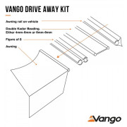 Set de connexion Vango Driveaway Kit for 6mm & 6mm Rails 4m Set