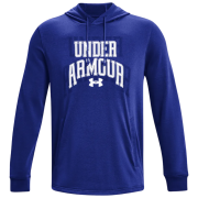 Sweat-shirt homme Under Armour Rival Terry Graphic HD bleue