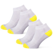 Chaussettes Zulu Everyday 100M 2-pack gris / jaune Light Grey/Yellow