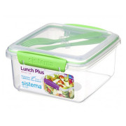 Boîte à goûter Sistema Lunch Plus To Go 1,2L vert clair