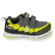Chaussures à velcro pour enfants Bugga Hone Gray gris / jaune šedá/žluá/černá