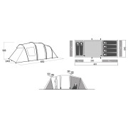 Tente familiale Easy Camp Leka Twin 6