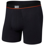 Caleçon Saxx Non-Stop Stretch Cotton Boxer Brief Fly vert Black