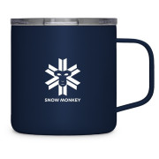 Mug isotherme Snow Monkey Booster bleu foncé nightblue