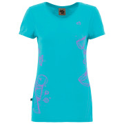 T-shirt femme E9 Spring 2.2 bleu clair Emerald