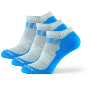 Chaussettes Zulu Merino Summer 3-pack bleu / gris blue/grey