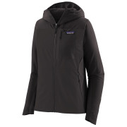 Veste softshell femme Patagonia R1 CrossStrata Hoody vert Black