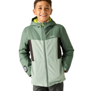 Veste d'hiver enfants Regatta Beamz Dark Forest/Glacier Green