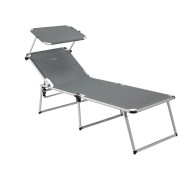 Chaise longue inclinable Brunner Malibù High gris
