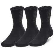 Jeu de chaussettes Under Armour 3-Maker 3pk Mid-Crew vert Black / Black / Pitch Gray