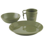 Set vaisselle pour 2 personnes Easy Camp Moss 2 Dine Set vert