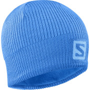 Bonnet Salomon Logo Beanie bleue IndigoBunting/Blith